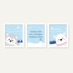 Winter Wonderland Wall Art-Set of 3