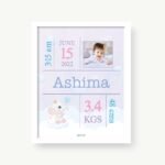 Little Jumbo Birth Statistics Wall Art (Personalized)