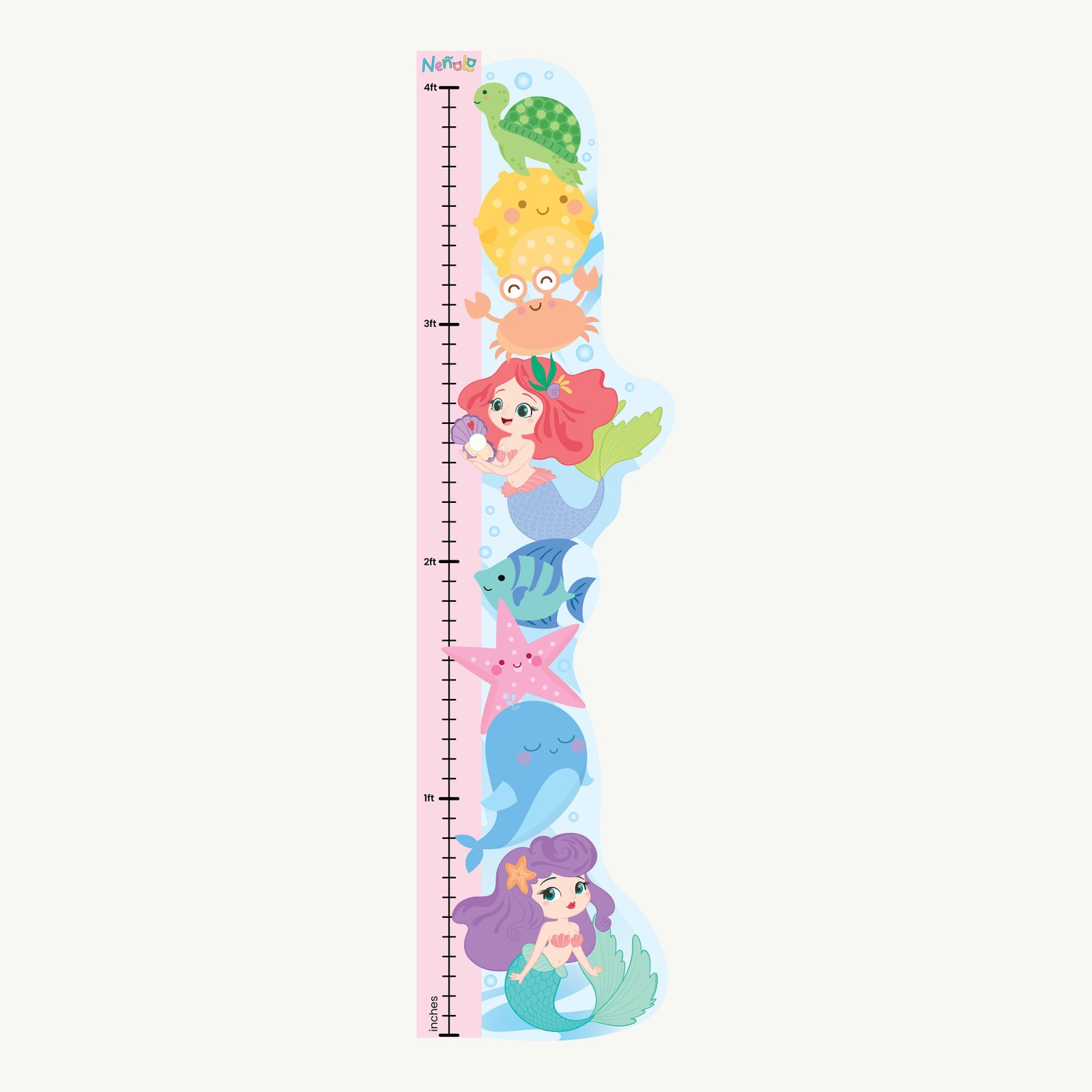 Sea World Height Chart Decal