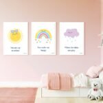 Sunshine Baby Wall Art- Set of 3