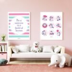 Unicorn World Wall Art- Set of 2