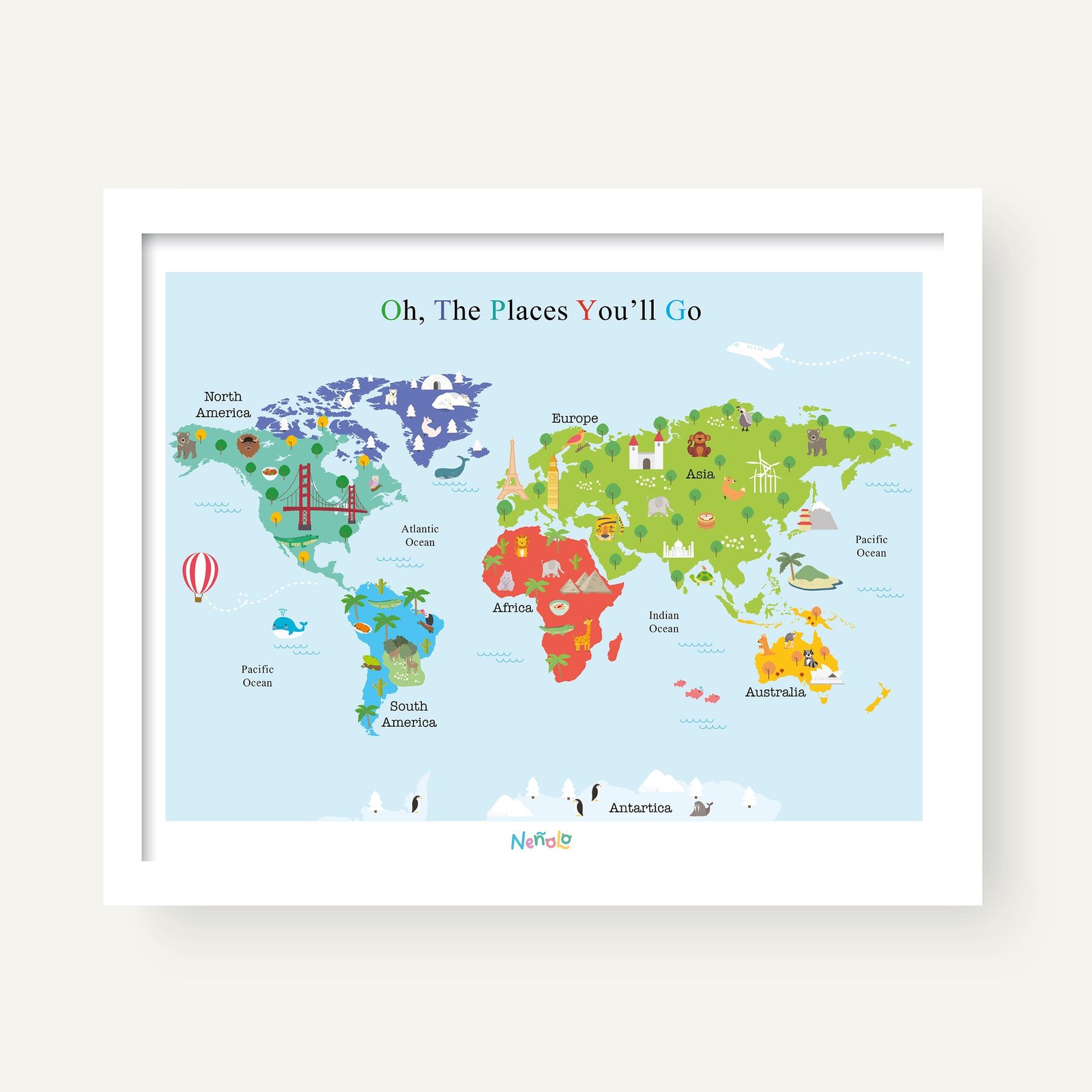 Little Globetrotter Wall Art