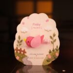 Nenolo Pink Bird Rakhi for kids with Keepsake Keychain