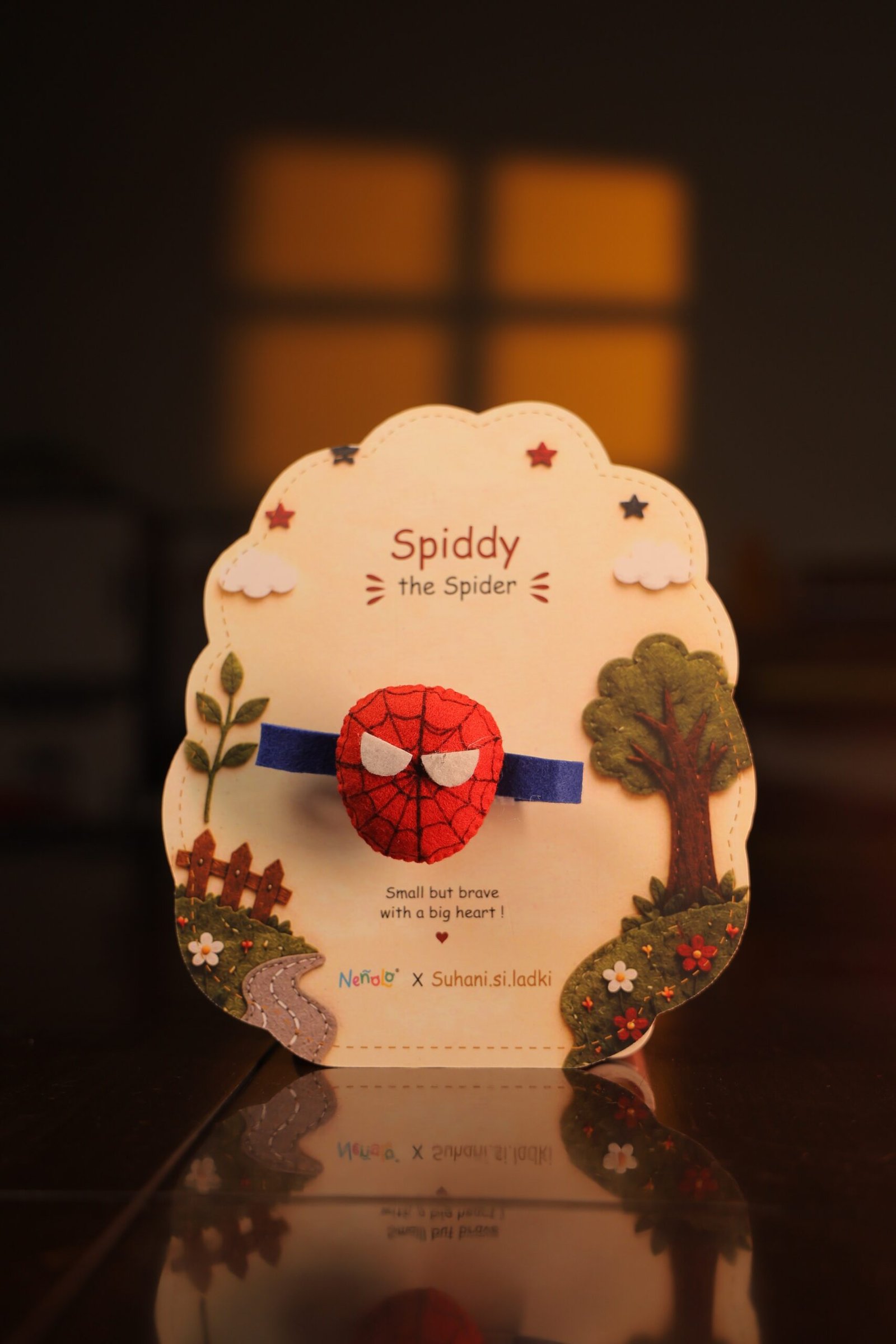 Nenolo Spidy Rakhi for Kids with Keepsake Keychain