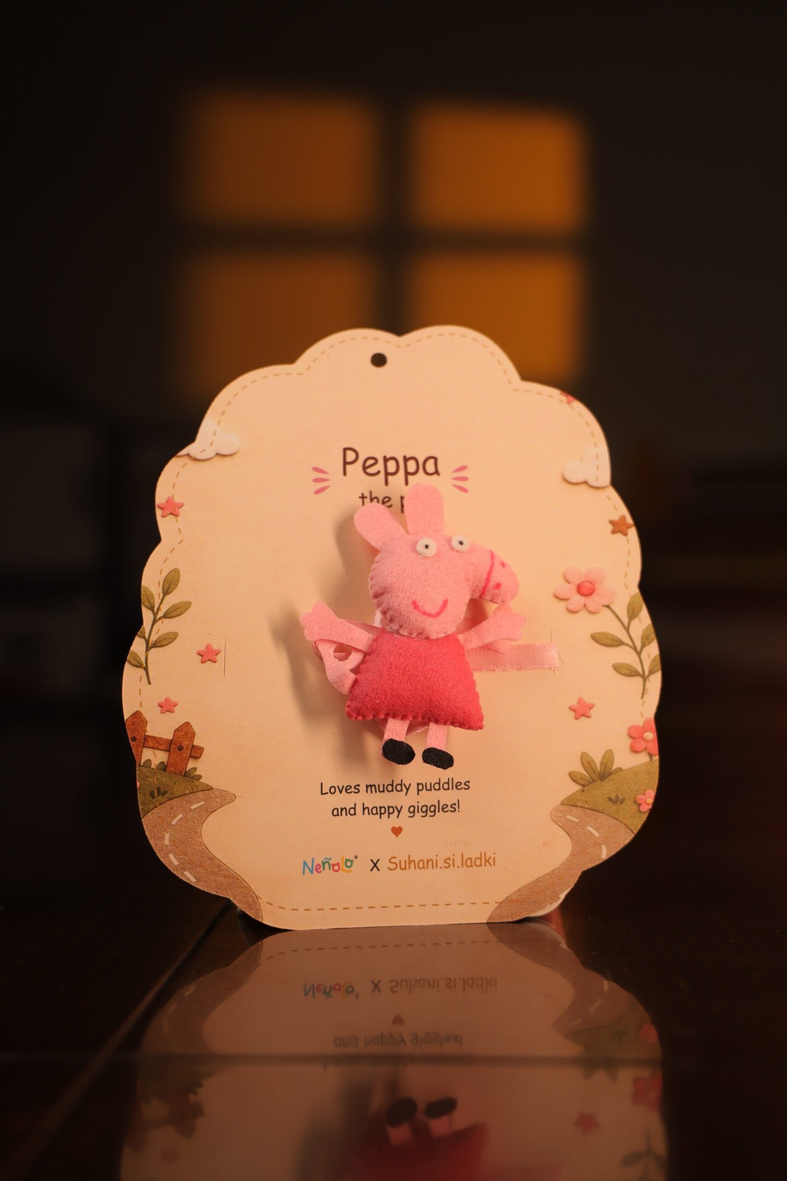 Nenolo Peppa Rakhi for Kids with Keepsake