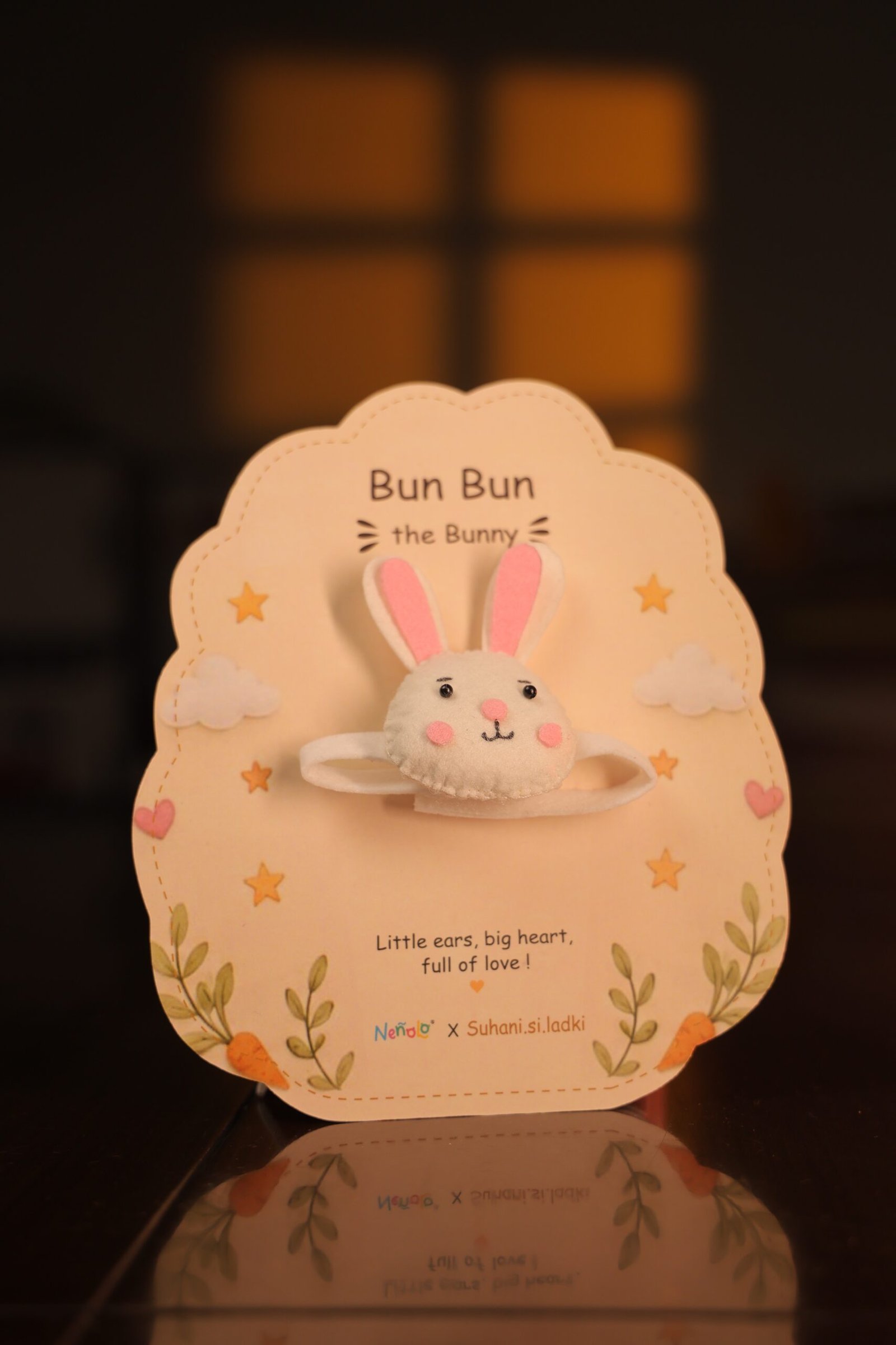 Nenolo BUNNY Rakhi for kids with keepsake Keychain